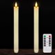 thumbnail image 1 of Velas cónicas sin llama Homemory Ivory con mando a distancia de 24 cm, 2 unidades, 1 of 7