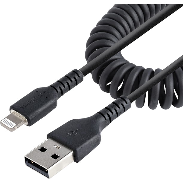 Cable USB a Lightning StarTech.com MFi de 50 cm, negro
