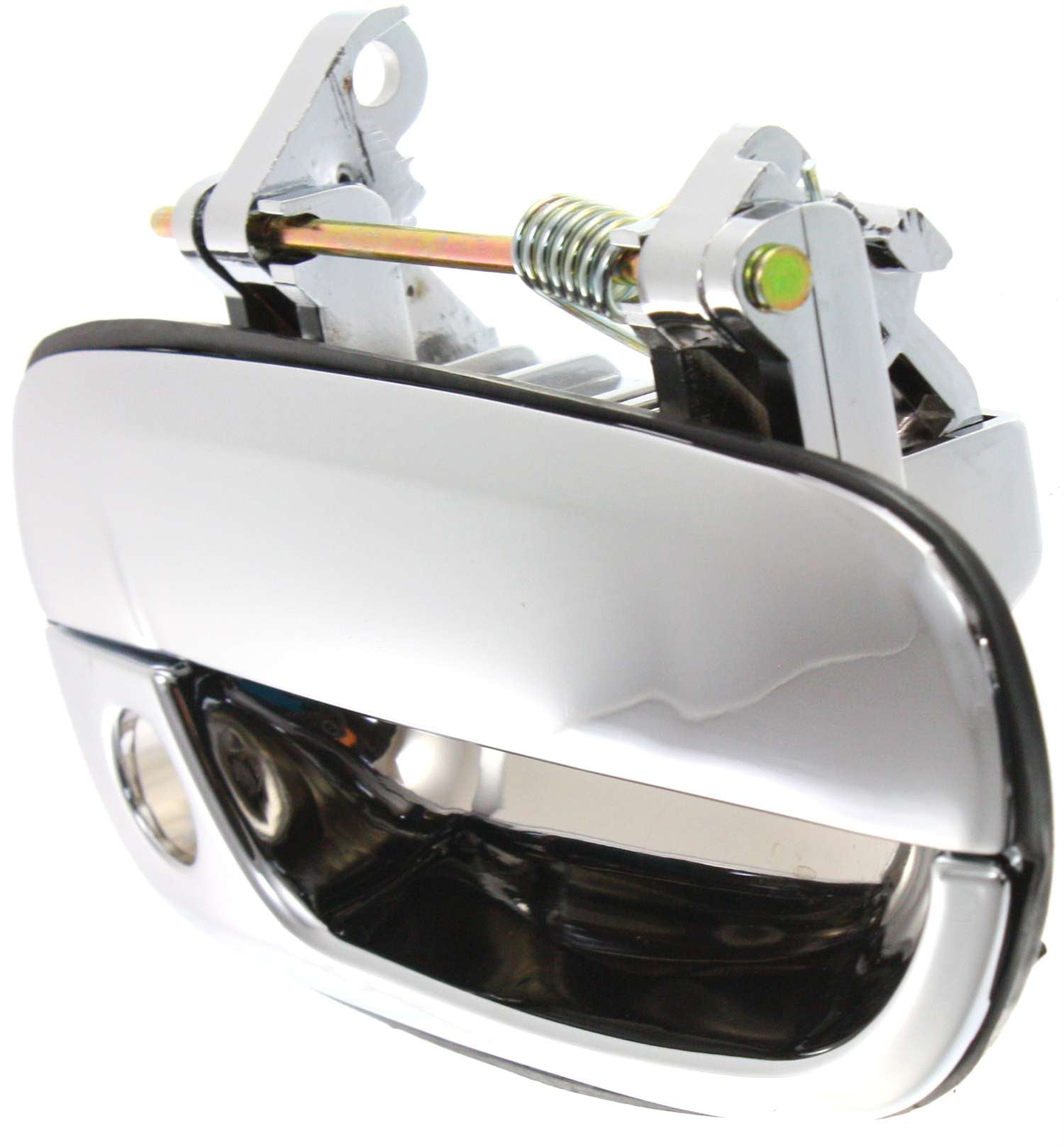 Replacement H462155 Exterior Door Handle Compatible with 2000-2006 Hyundai Accent Front, Right Passenger Chrome