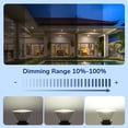 thumbnail image 2 of EDISHINE Paquete 2 Focos LED PAR38 5000K 18W Regulables Base E26, 2 of 8