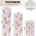 thumbnail image 4 of Pioneer Flower Floral Print Pattern Kitchen Rugs Sets Of 3,Kitchen Runner Rugs Non Skid Washable,Decorative Kitchen Floor Mats for Kitchen,Sink,Laundry,17"x30"+ 17"x47" + 17"x59", 4 of 6