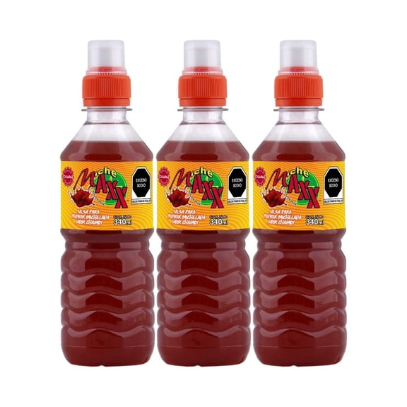 Salsa para Michelada Miche Maxx sabor Chamoy 3 Pack 340 ml