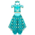 thumbnail image 5 of Disney Deluxe Jasmine Costume 3 Dress Set w/ Accessories for Kids Size 4, 5 of 5
