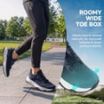 thumbnail image 2 of Sosenfer Men's Extra Wide Slip On Sneakers – Hands-Free Breathable Walking Shoes for Wide Feet, Non-Slip Hiking Outdoor Sports Shoes, 2 of 7