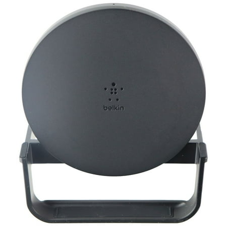 Belkin - 10W Qi-Certified Wireless Charger Stand - Fast Charging for iPhone, Samsung Galaxy - Includes AC Adapter - Black