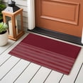 thumbnail image 4 of Red Striped Entryway Rug 2'x3'&nbsp; Non Slip Front Door Mats, Vintage Stripes Ombre Entrance Rugs Indoor Outdoor Carpet, Washable Floor Mats Small Area Rug for Bedroom Kitchen, 4 of 8