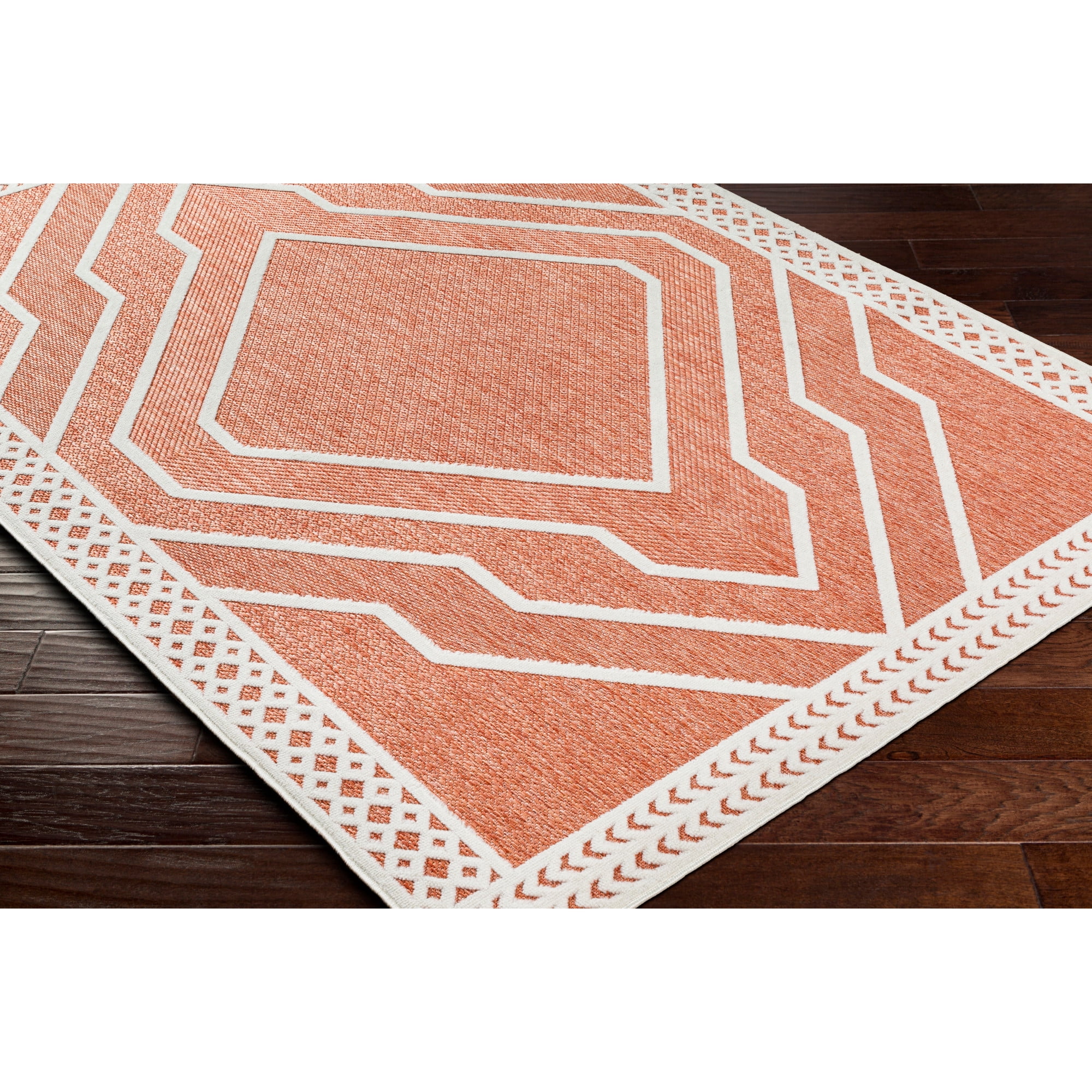 Artistic Weavers  Blue 5' x 8'  Indoor/Outdoor Rectangle Area Rug