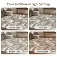 thumbnail image 7 of ODIKA Neutral Flowing That Gradients Dining Table Couch Large Farmhouse Non-Slip Low Profile for Guest Room, Lounge, Apartment, 7 of 7