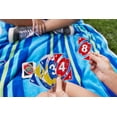 thumbnail image 3 of Jeu de cartes UNO Splash portatif avec cartes en plastique imperméables et agrafe, 3 of 7