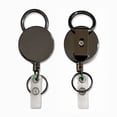 thumbnail image 1 of Support de Badge Rétractable Robuste, Support de Badge en Métal avec Clip Ceinture K, 1 of 5