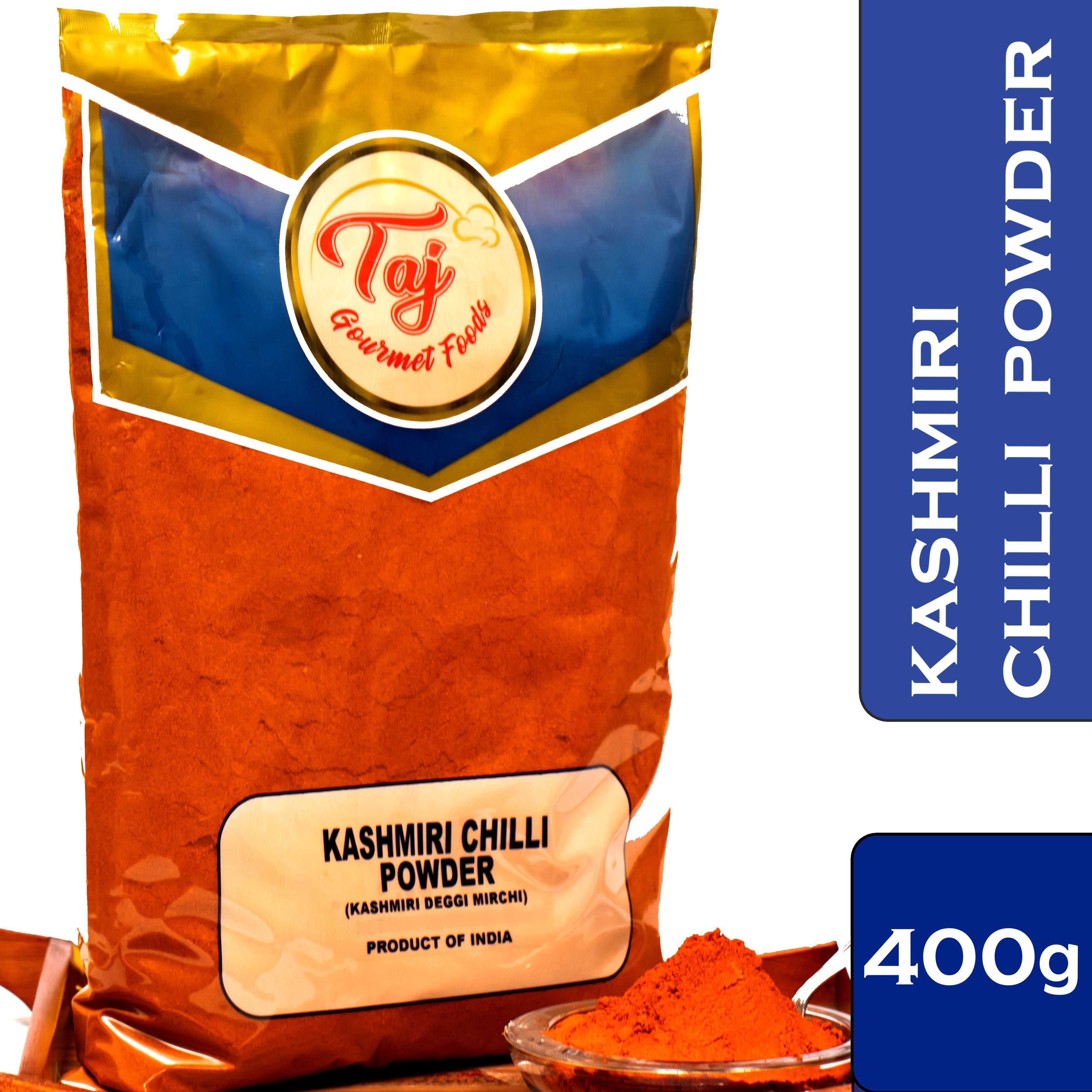 Taj Premium Indian Kashmiri Chilly Powder Deggi Mirch Lal Mirch 400 Grams Walmart Com Walmart Com