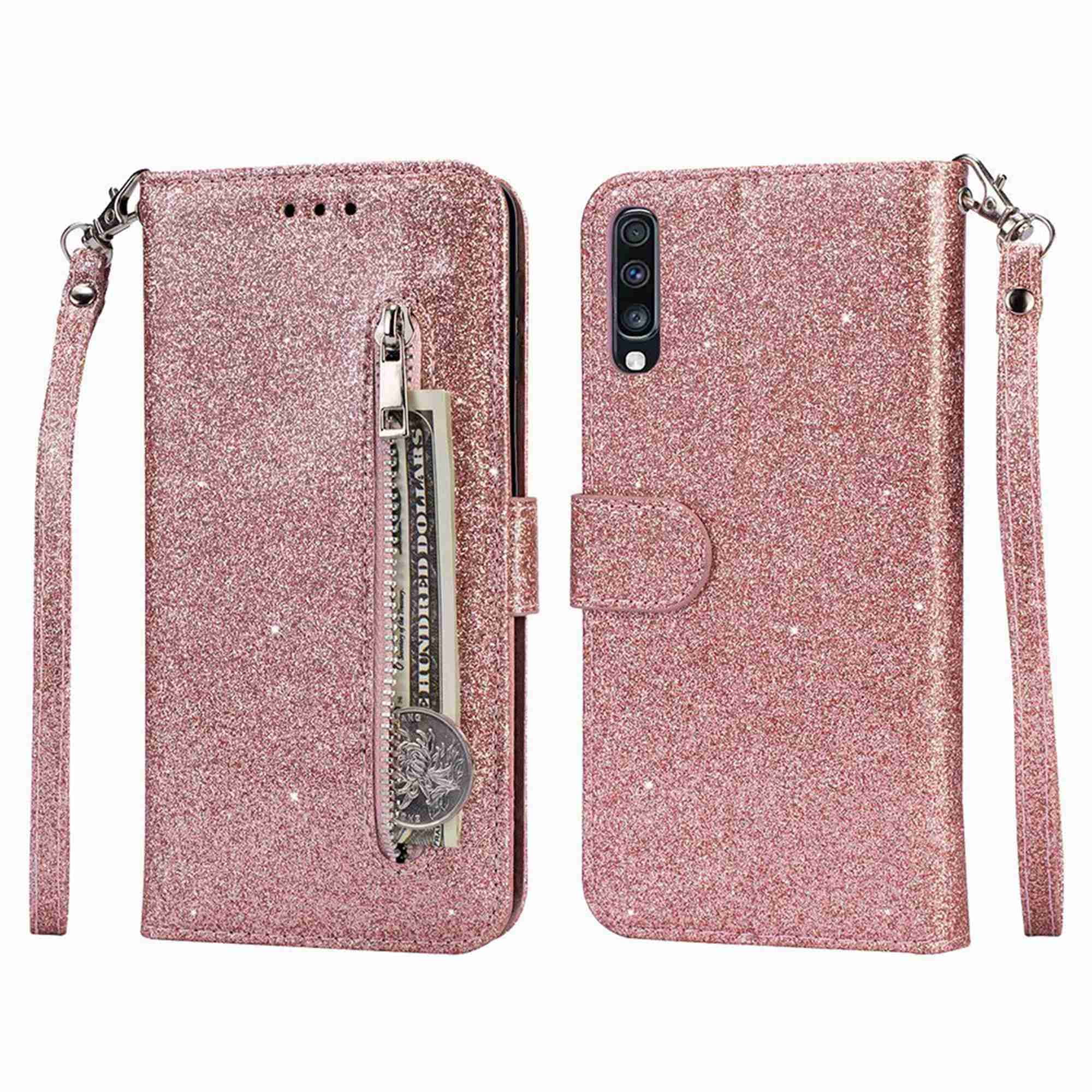 Bling Wallet Sparkle Glitter Diamond Compatible with Samsung A20e 