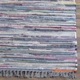 thumbnail image 3 of Safavieh Rag 2' X 3' Hand Woven Cotton Rug in Aqua, 3 of 4