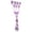 G005- Purple, variant on Sheer Floral Curtains, Light Filtering Curtains, 39X51 In, Blue, 1 Pc, Living Room Decorations, Window Coverings, Sheer Panel