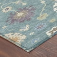 thumbnail image 3 of Addison Rugs Chantille Indoor/Outdoor Traditional Teal Machine Washable Runner Rug, 2'3" x 7'6", 3 of 8