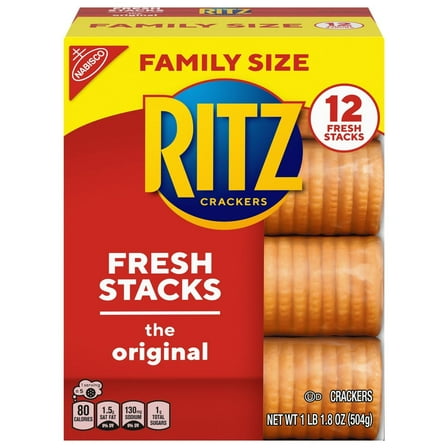 Nabisco Ritz Fresh Stacks Original Crackers Family Size 17.8 oz