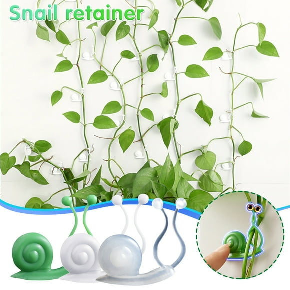 Sentmoon Prime Deals Fixed Artifact Of Green Rose And Green Plant Traceless Household Buckle Climbing Indoor Plant Wall Hook Fixing Clip Up to 40% off