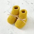 thumbnail image 2 of Baby Shoes + Gloves Set Knit Newborn Girls Boys Boots Mitten Fashion Butterfly-knot Toddler Infant Slip-On Bed Shoes Hand Made, 2 of 7