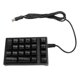 thumbnail image 4 of Mechanical Numeric Keypad Wired 21 Keys Blue Switch Color LED USB Portable K21 Numpad for Laptop PC Computer, 4 of 5