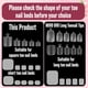 thumbnail image 4 of Kit de extensión de uñas postizas NOVO OVO Sharp Square Toe x240, 4 of 6
