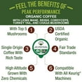 thumbnail image 2 of Peak Performance Mushroom Coffee Pods - Organic Low Acid Coffee with Lion's Mane, Reishi, Cordyceps, Turkey Tail and Chaga - 18 Count, 2 of 9