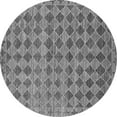 thumbnail image 1 of Ahgly Company Indoor Round Abstract Gray Contemporary Area Rugs, 5' Round, 1 of 1