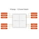 thumbnail image 2 of 4 Tuya ZigBee Wireless 12 Scene Switch Push Button Controller Battery Powered Automation Scenario f, 2 of 5
