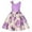 Purple, variant on Fshinging Dress For Kids Girls Spring Summer Print Sleeveless Princess Family Gifts For Party Children Dresses Size 7-8 Years