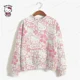 thumbnail image 2 of Sudadera con estampado de HELLO KITTY para mujer, sudadera con capucha de manga larga de gran tamaño para mujer, sudadera con estampado de dibujos animados para mujer y2k, 2 of 5