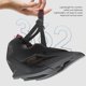 thumbnail image 3 of Casco De Ciclismo, Moldeado De Una Pieza Carcasa De PC Disipación De Calor Absorción De Impactos Ala Desmontable 58-62 Cm Casco De Bicicleta Para Adultos Ajustable Para Mujeres, 3 of 7