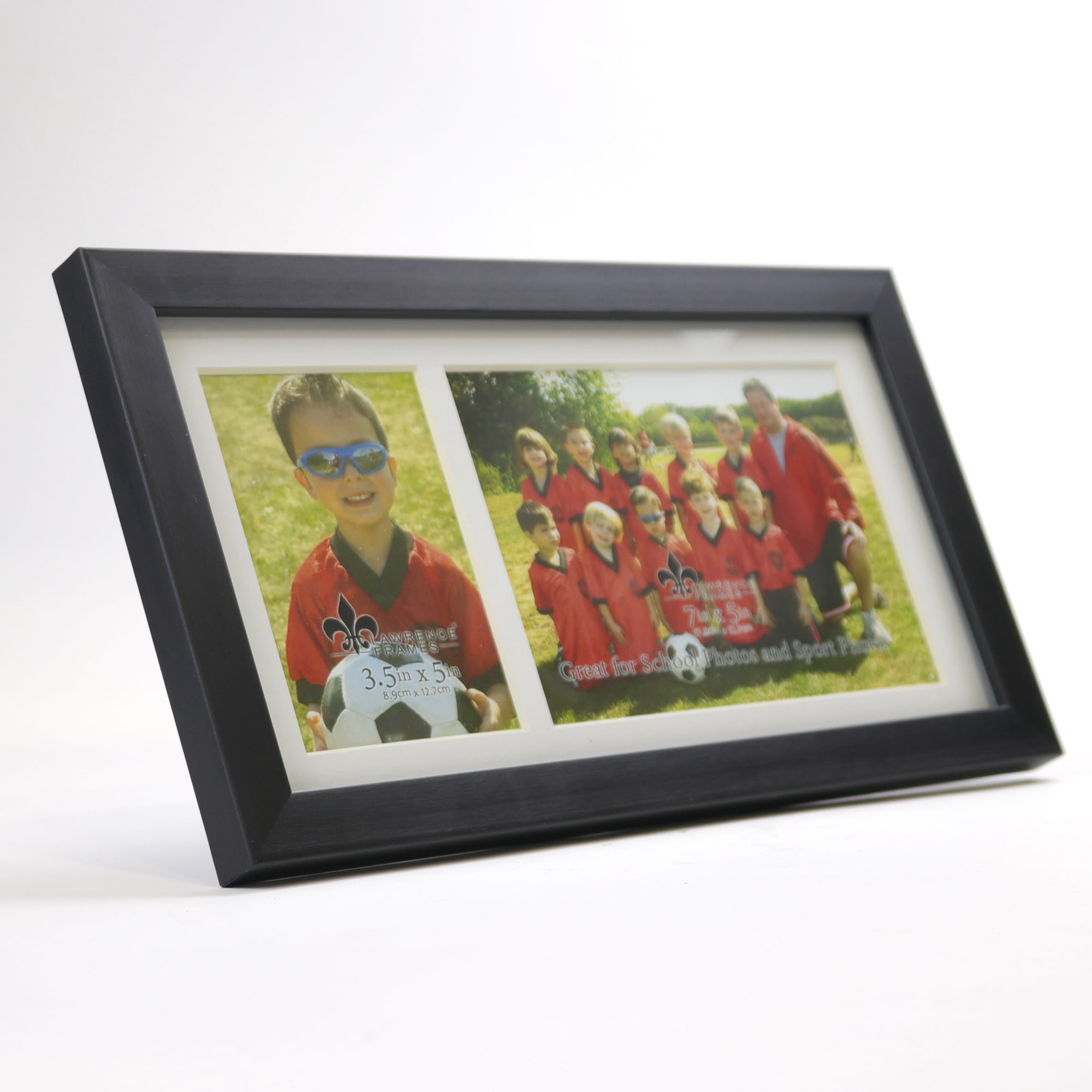 Double Opening Black School-Class or Sport-Team Picture Frame