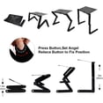 thumbnail image 4 of Bureau pour Ordinateur Portable jusqu'à 17 Pouces, Hauteur Réglable avec Joint Rotatif à 360°, Support en Alliage d'Aluminium Léger, Design Pliable Compact, Bureau Ergonomique, 4 of 5