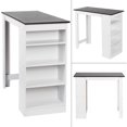 thumbnail image 2 of Mesa de bar, mesa auxiliar, mesa de bar, encimera de cocina, mesa de comedor de madera, mesa de 115x50x103cm (adecuada para 2-4 personas) esquí esquí Gafas de esquí, 2 of 5