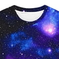 thumbnail image 6 of JTZGDY Fashion 3D Tie Dye Galaxy Space T-Shirts for Women Cute Summer Short Sleeve Basic Crewneck Petite Tops Trendy Novelty Graphic Tees Blouse Dark Blue S, 6 of 6