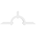 thumbnail image 2 of 72"W x 27"H x 4"D x 4"F, 9/12 Pitch, Ericson Architectural Grade PVC Gable Bracket, 2 of 8