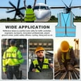 thumbnail image 7 of Uxcell High Visibility Reflective Safety Vest, Class 4 Construction Work Vest Smooth Zipper Front for Construction Safety Use Sky Blue, 7 of 7