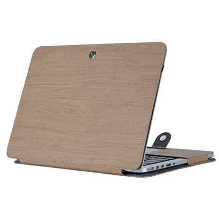 Mosiso Macbook Pro 13 Retina Case Pu Leather Sleeve Folio Cover