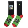 thumbnail image 5 of ODD SOX, How High Patch, Fun Graphic Print Crew Socks for Men & Women, Large, 5 of 6