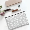 thumbnail image 6 of Kdxio Rabbit And Cloud Makeup Bag Toiletry Bag Canvas Makeup Bags Zipper Cosmetic Pouch Travel Cosmetic Pouch for Women Gifts, 6 of 7