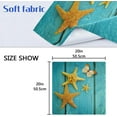 thumbnail image 5 of GZHJMY Starfish and Butterfly Summer Cloth Napkins Washable Reusable Polyester Dinner Napkins 20 x 20 Inch for Home Weddings Parties Holiday Table Napkins Set of 4, 5 of 6