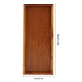 thumbnail image 2 of Fdit Plateau de Service, Plateau à Thé Rectangulaire en Bois Assiette de Table pour Collations Plat de Rangement pour Nourriture pour Hôtel Maison, Plateau à Thé en Bois, 2 of 8