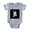 Heather Gray, variant on CafePress - Gothic Initial N - Cute Infant Baby Football Bodysuit