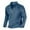 Navy, variant on Men's Fashion Sweatshirts 2025 Khaki Leisure Long Sleeves Stand Collar Solid Color Zipper Pocket Plus Size M