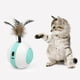 thumbnail image 2 of opal pink Juguete interactivo de plumas para gatos, rodillos automáticos de movimiento aleatorio, bolas eléctricas, 2 of 5