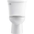 thumbnail image 3 of Kohler 25097-SS-0 Round Front Toilet, 1.28 GPF - White - 2 Piece, 3 of 4