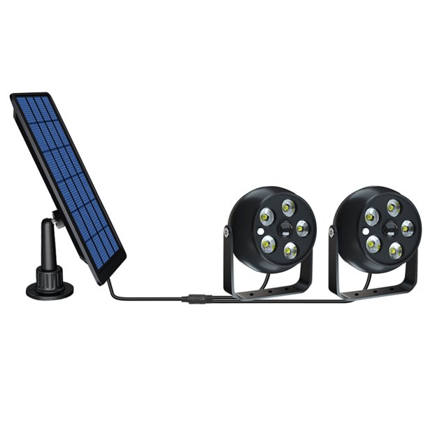 5LEDs Dual Solar Spot Lights Sensor de movimiento Foco de luz Lámpara de pared para exteriores Lámpara de jardín IP65
