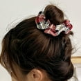 thumbnail image 3 of ziyahi Élastique de Cheveux Flocon de Neige Imprimé de Noël pour Femmes Filles Type 2, 3 of 7