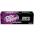 thumbnail image 4 of Dr Pepper Blackberry Zero Sugar Soda Pop, 12 fl oz, 12 Pack Cans, 4 of 9