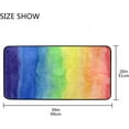 thumbnail image 3 of Coolnut Rainbow Kitchen Rug, 39"x20" Anti Fatigue Kitchen Floor Mat, Non Slip Waterproof Long Standing Mat Throw Kitchen Runner Rug for Kitchen Washroom Bedroom, 3 of 7
