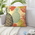 thumbnail image 6 of ZICANCN Colorful Sketch Pineapple Throw Pillow Covers, Bed Couch Sofa Knit Decorative Pillow Covers for Living Room Farmhouse, 16"x16", 6 of 8